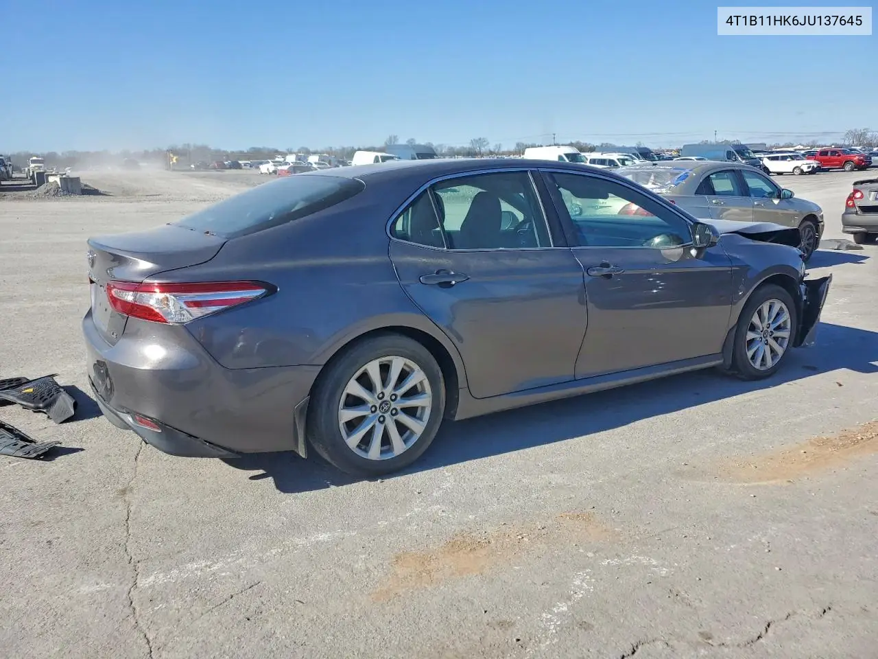 4T1B11HK6JU137645 2018 Toyota Camry L