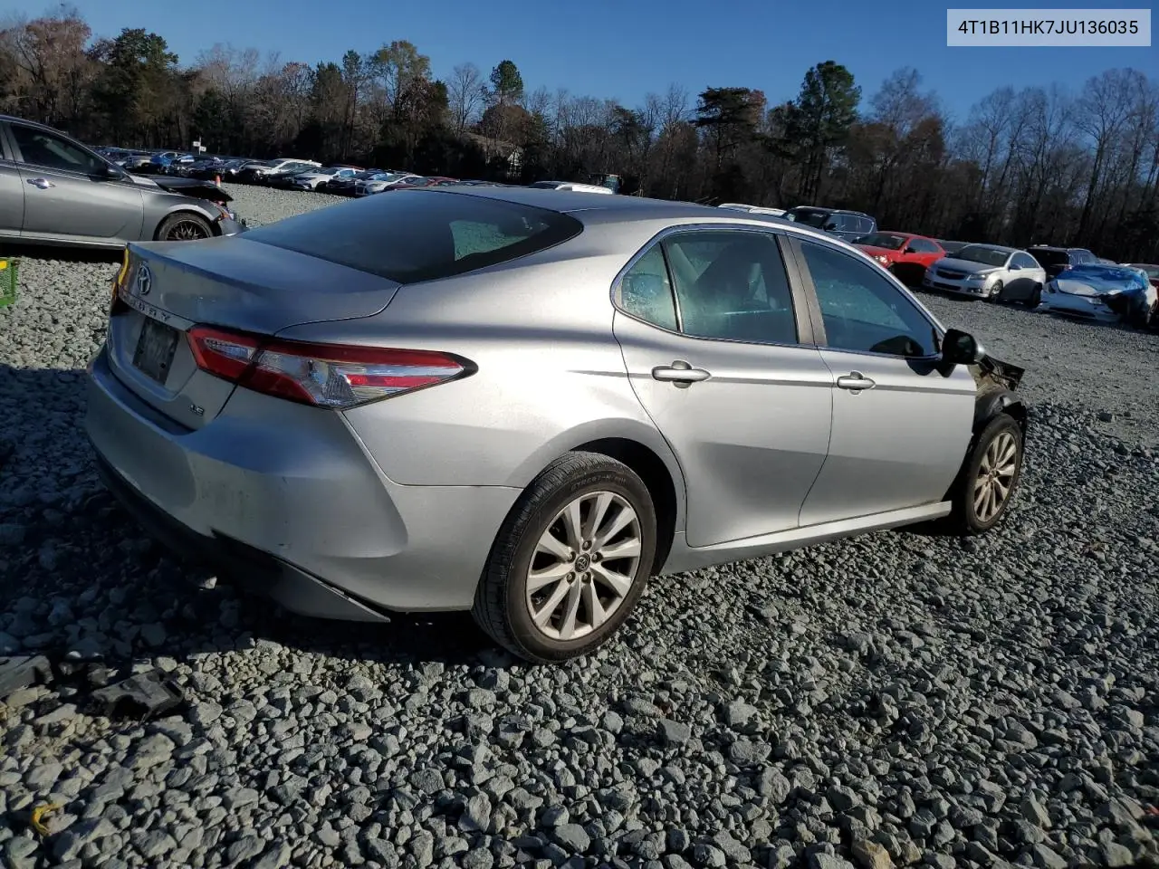 4T1B11HK7JU136035 2018 Toyota Camry L