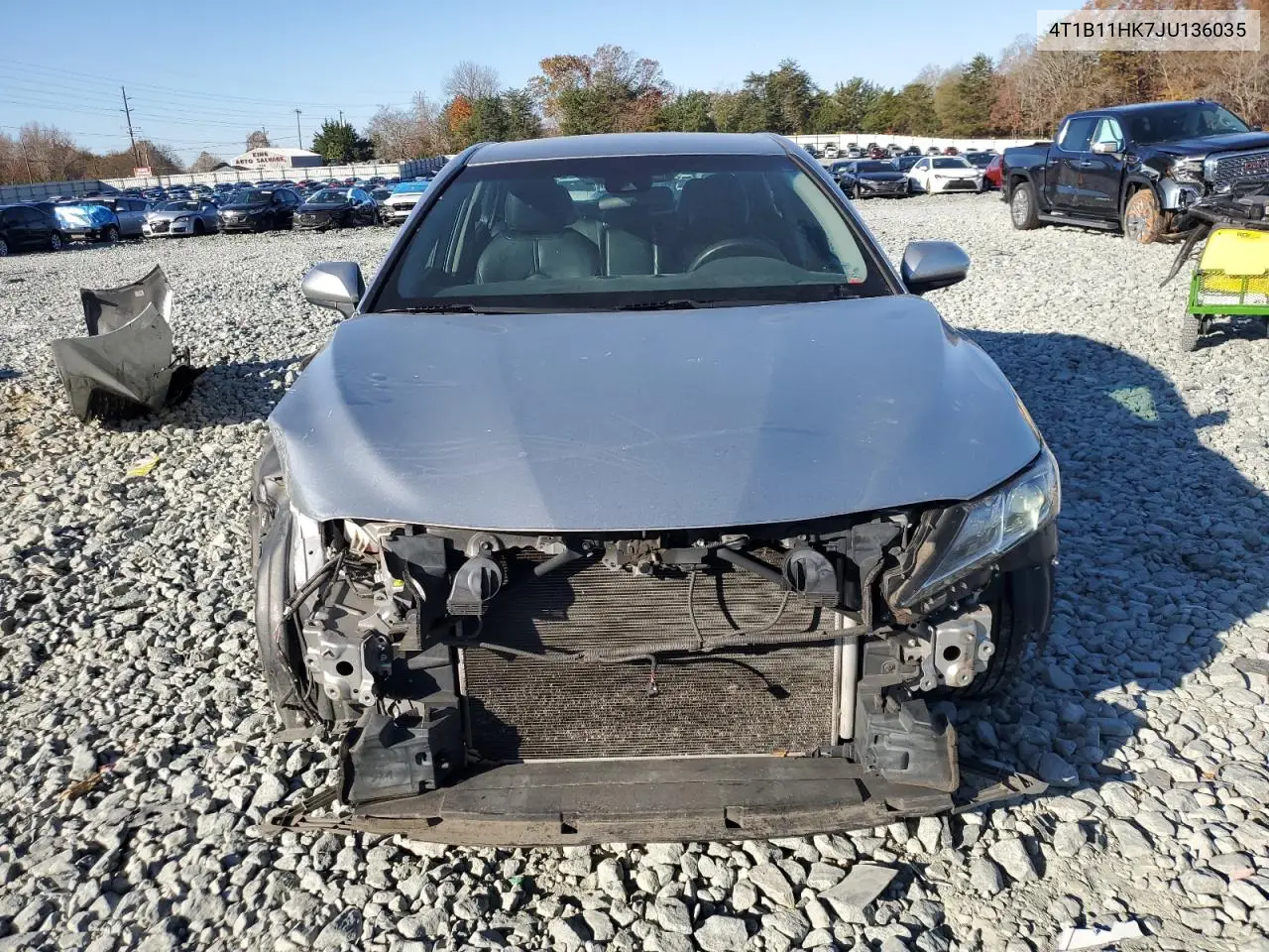 4T1B11HK7JU136035 2018 Toyota Camry L