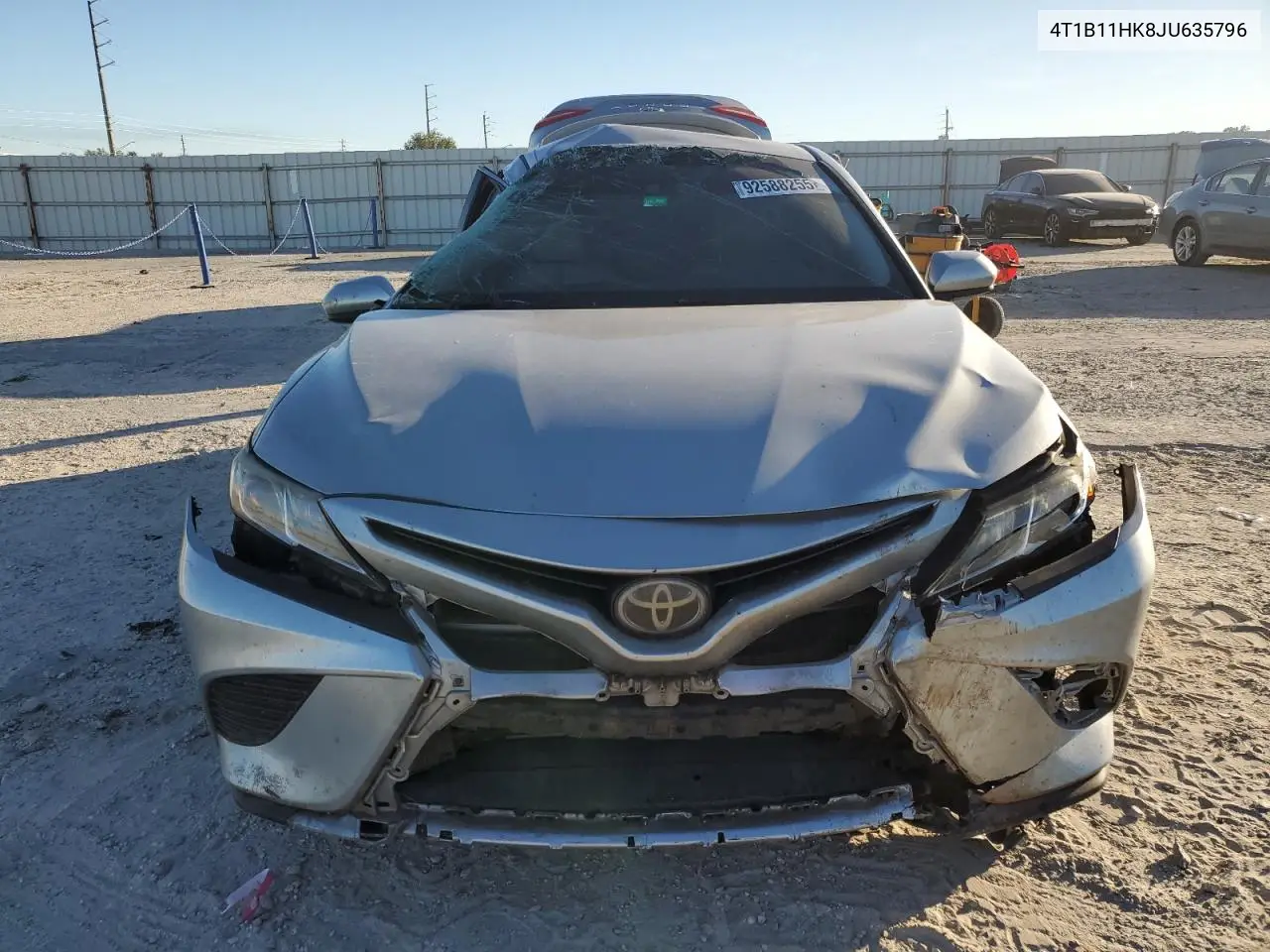 4T1B11HK8JU635796 2018 Toyota Camry L