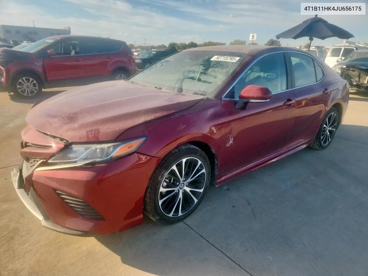 4T1B11HK4JU656175 2018 Toyota Camry L