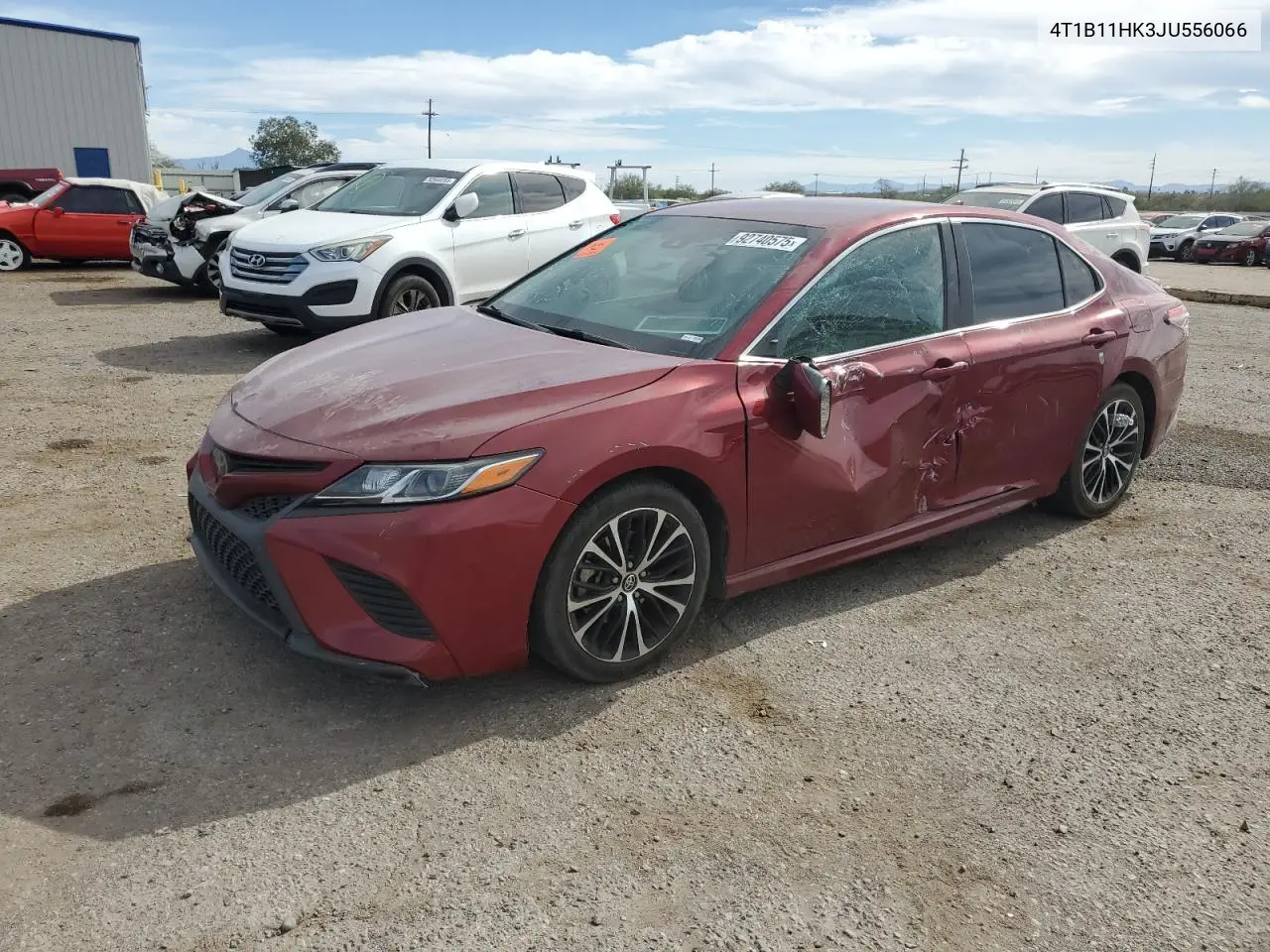 4T1B11HK3JU556066 2018 Toyota Camry L