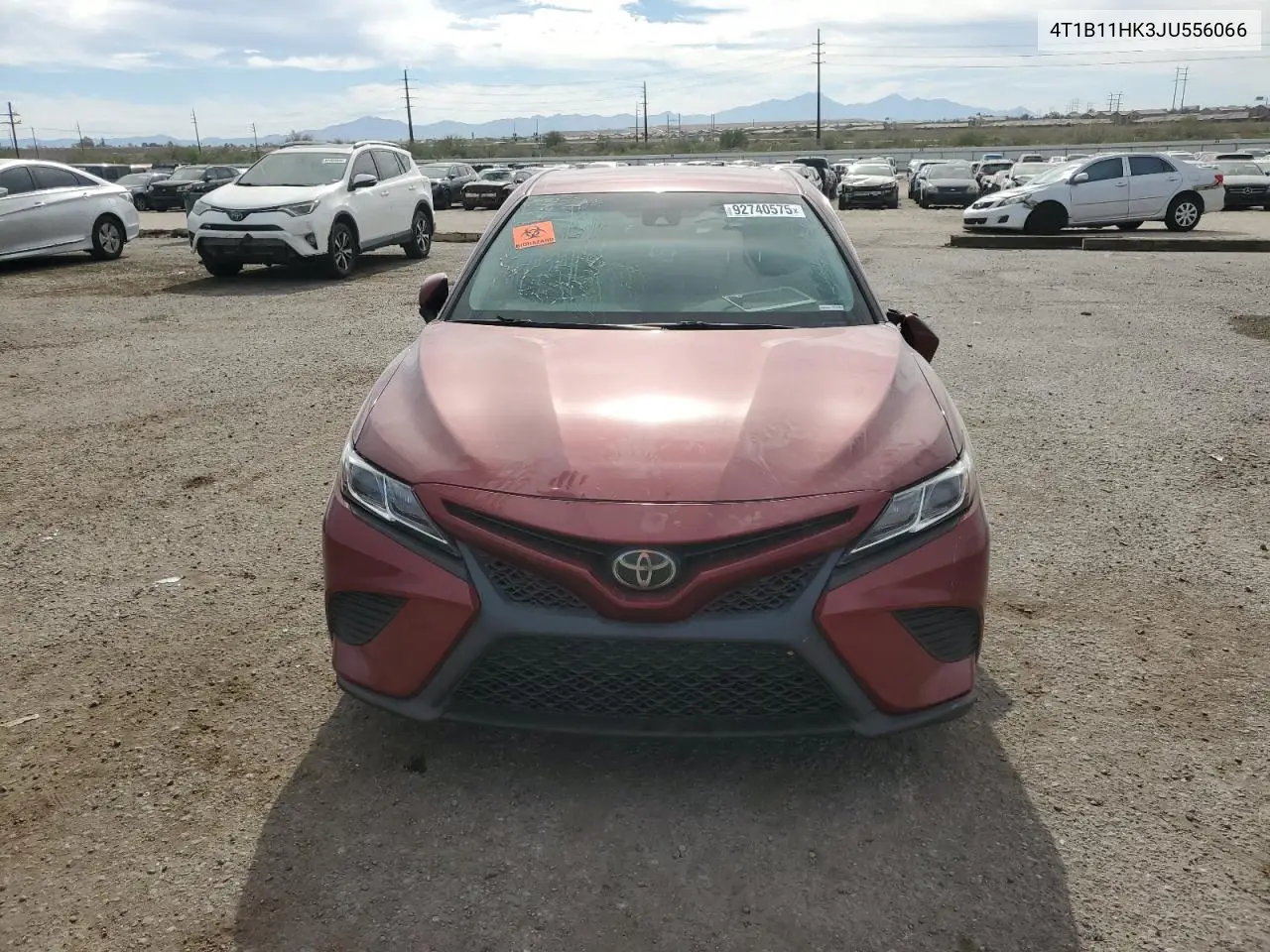 4T1B11HK3JU556066 2018 Toyota Camry L