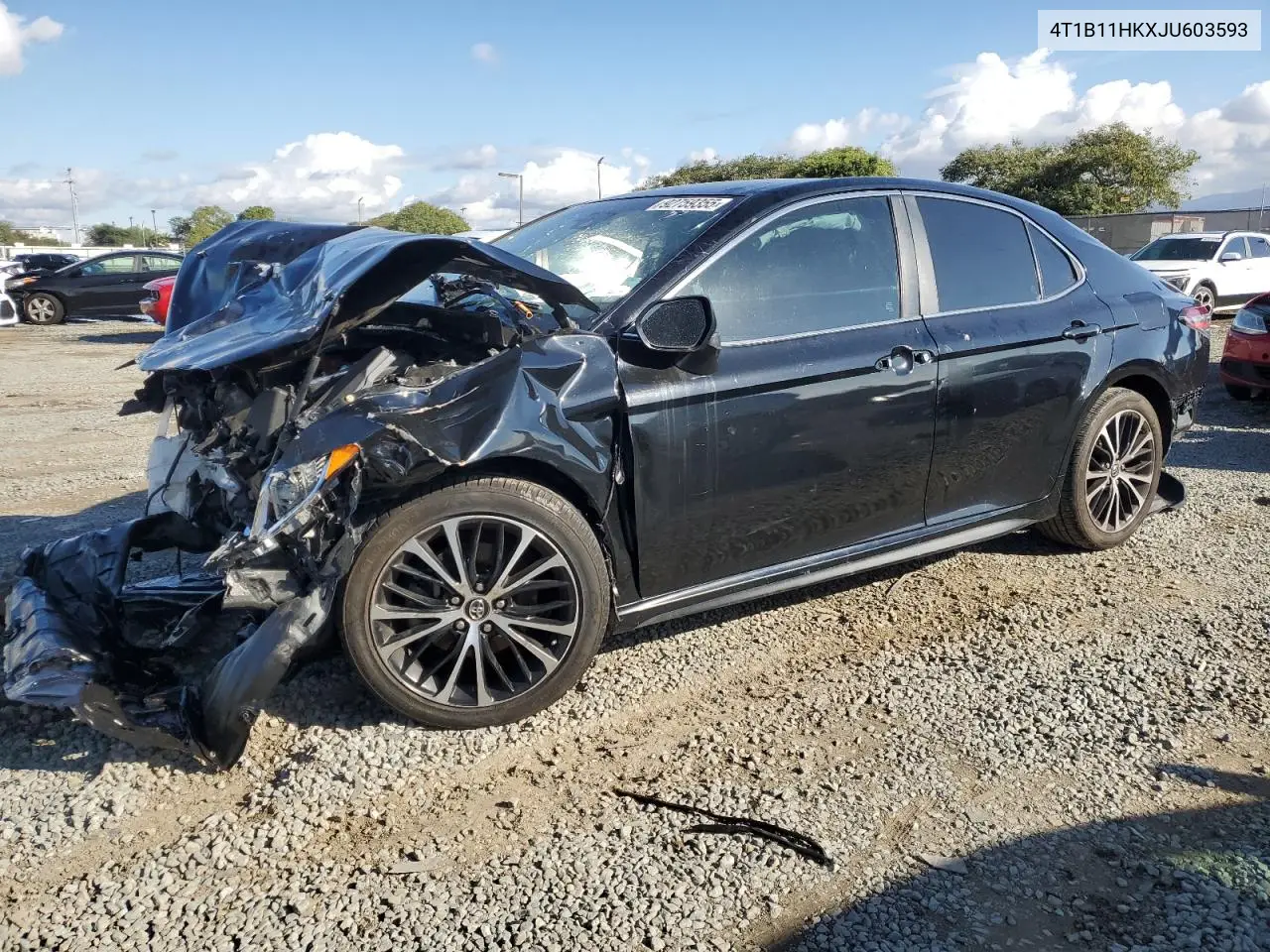 4T1B11HKXJU603593 2018 Toyota Camry L