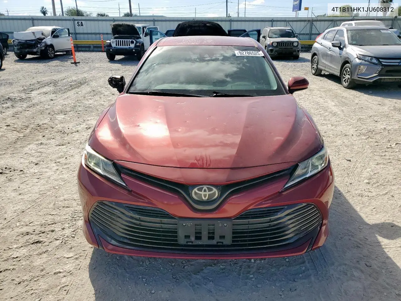 4T1B11HK1JU608312 2018 Toyota Camry L