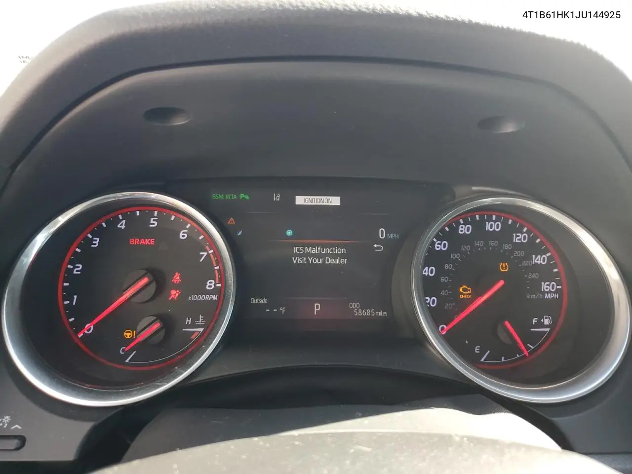 4T1B61HK1JU144925 2018 Toyota Camry Xse