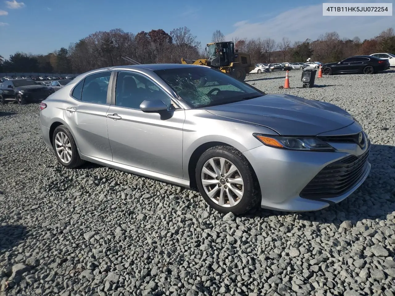 4T1B11HK5JU072254 2018 Toyota Camry L