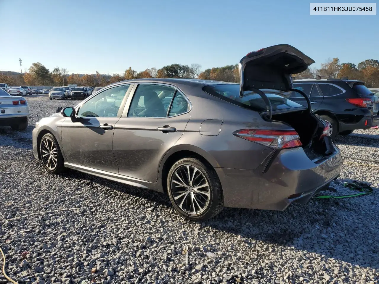 4T1B11HK3JU075458 2018 Toyota Camry L