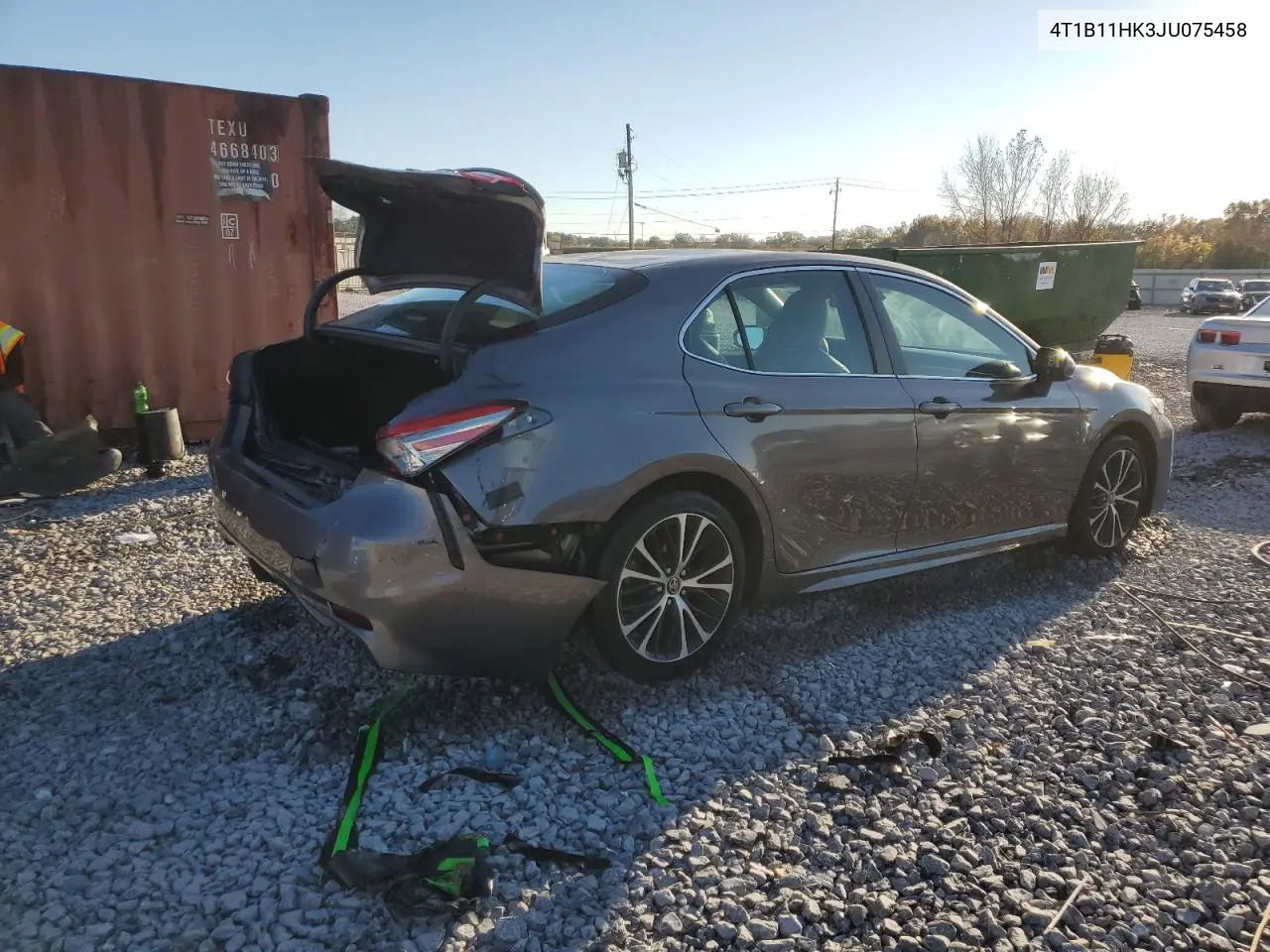 4T1B11HK3JU075458 2018 Toyota Camry L