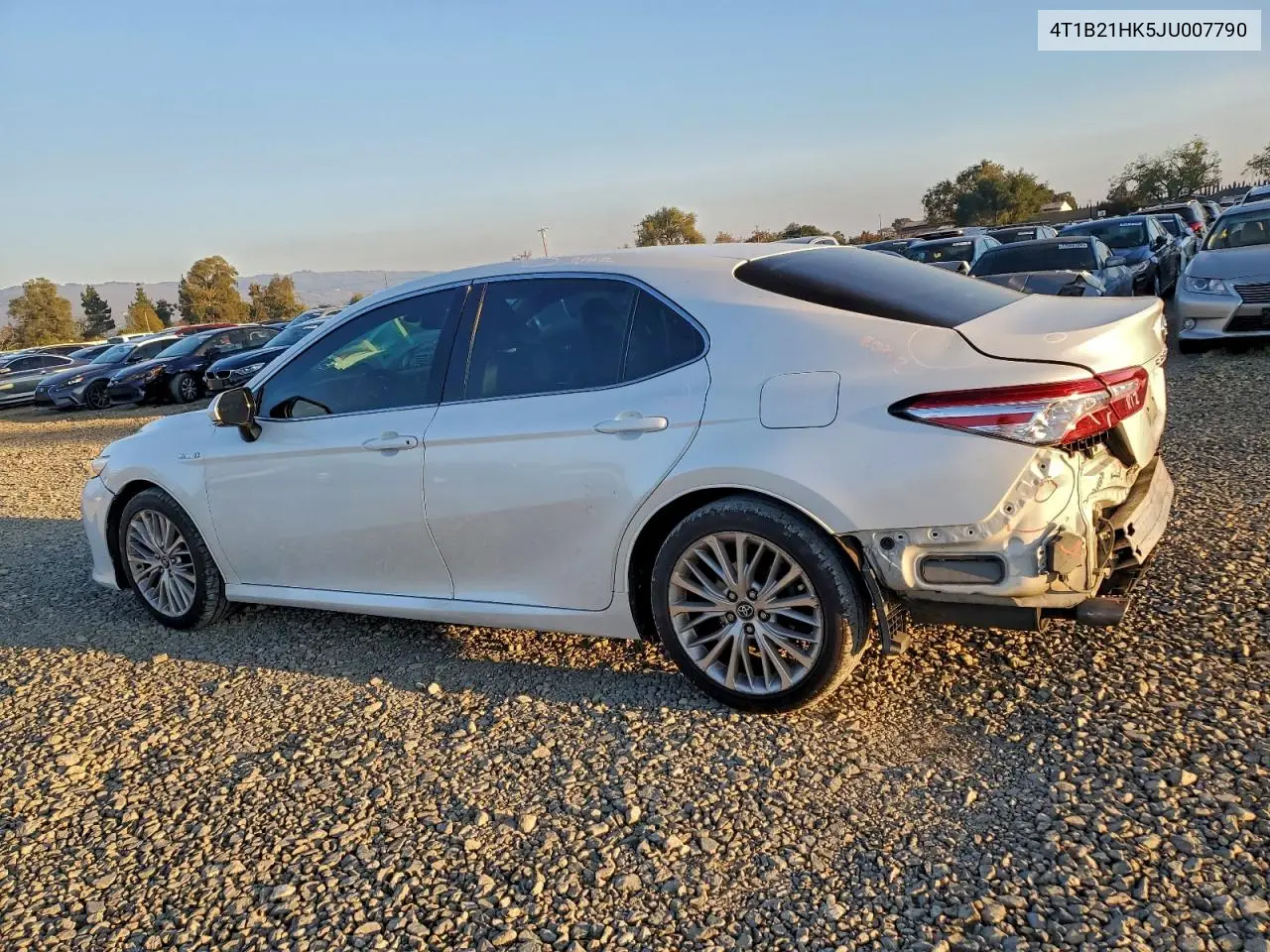 4T1B21HK5JU007790 2018 Toyota Camry Hybrid