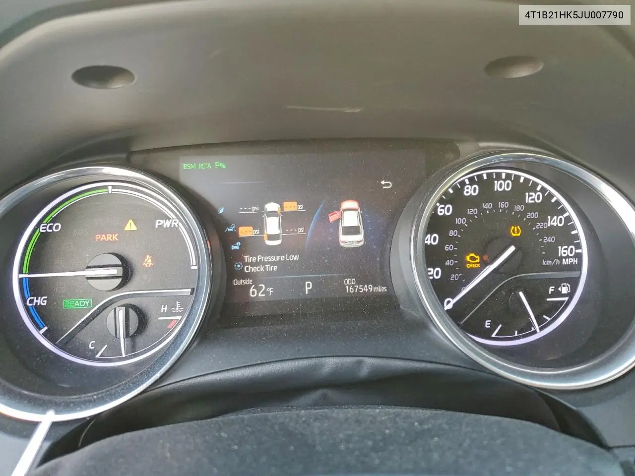 4T1B21HK5JU007790 2018 Toyota Camry Hybrid