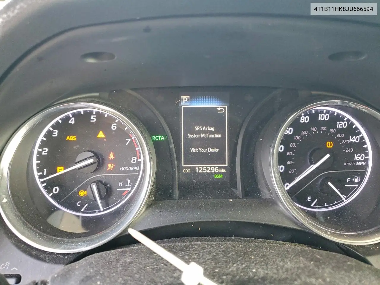 4T1B11HK8JU666594 2018 Toyota Camry L