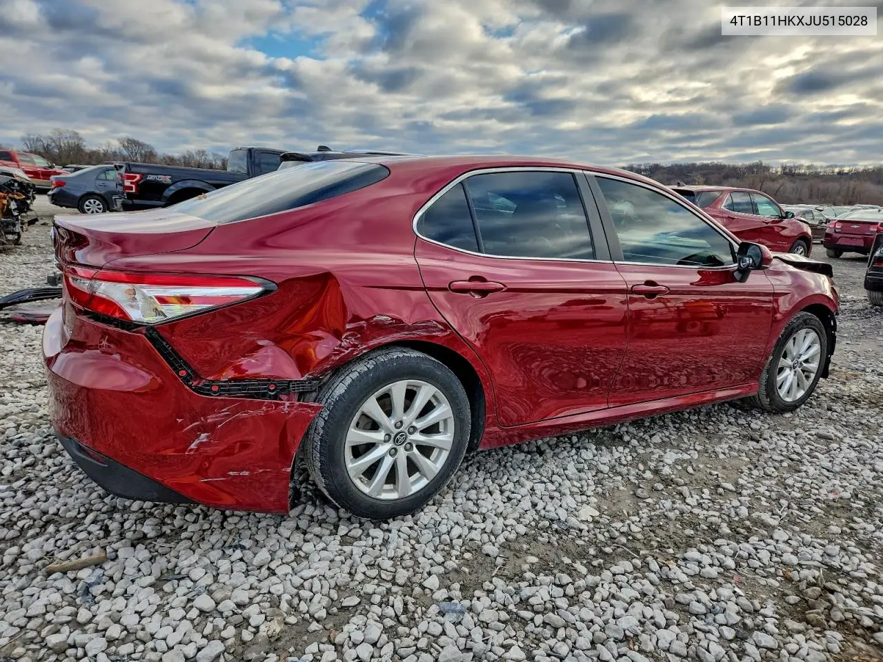 4T1B11HKXJU515028 2018 Toyota Camry L