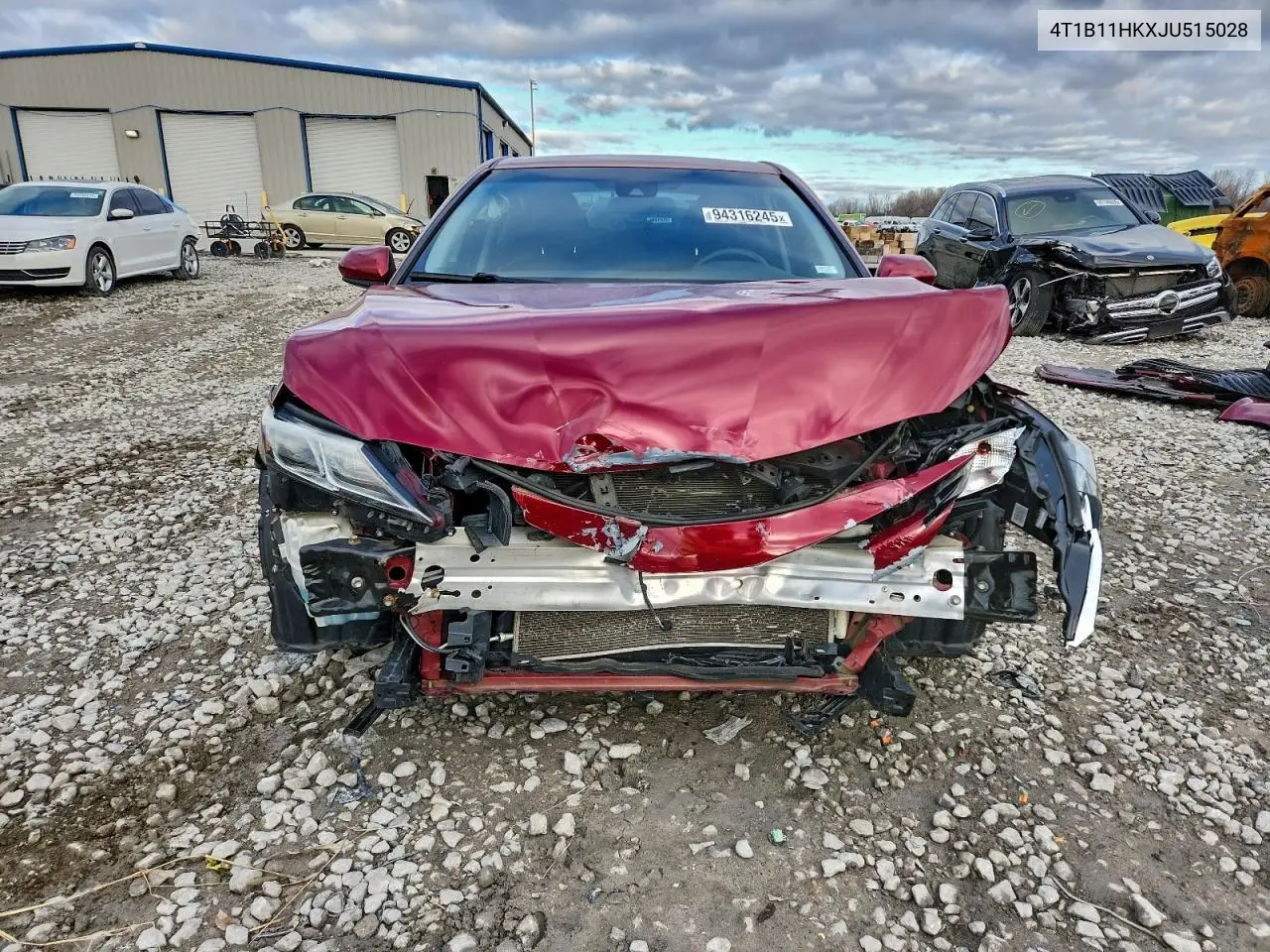 4T1B11HKXJU515028 2018 Toyota Camry L