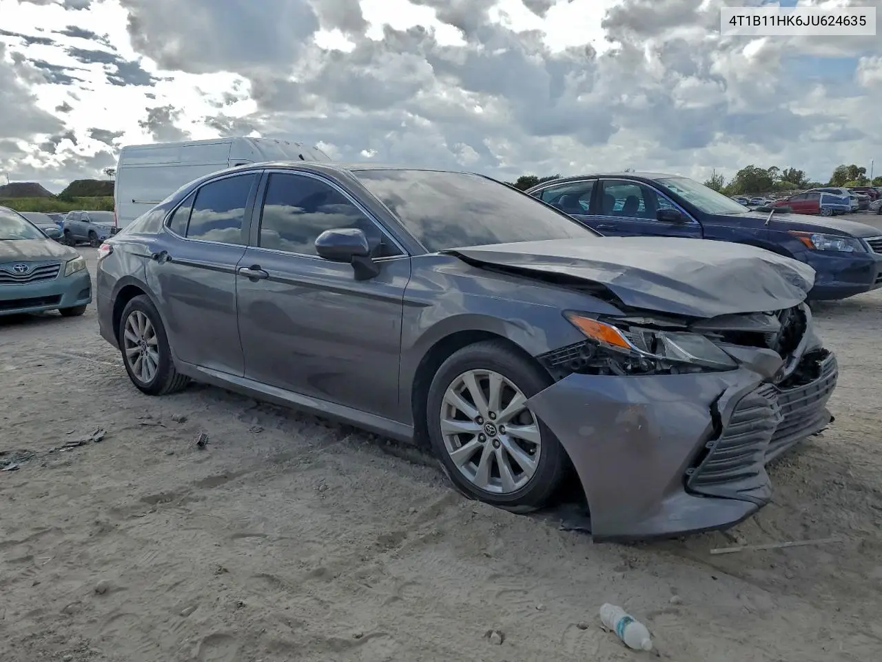 4T1B11HK6JU624635 2018 Toyota Camry L