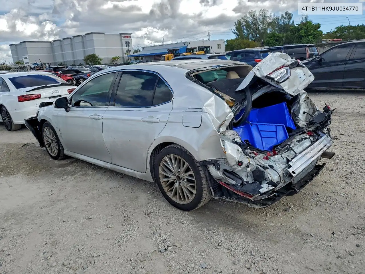 4T1B11HK9JU034770 2018 Toyota Camry L