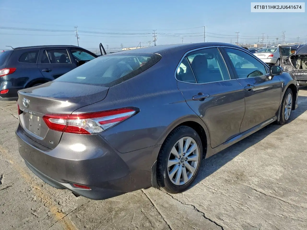4T1B11HK2JU641674 2018 Toyota Camry L