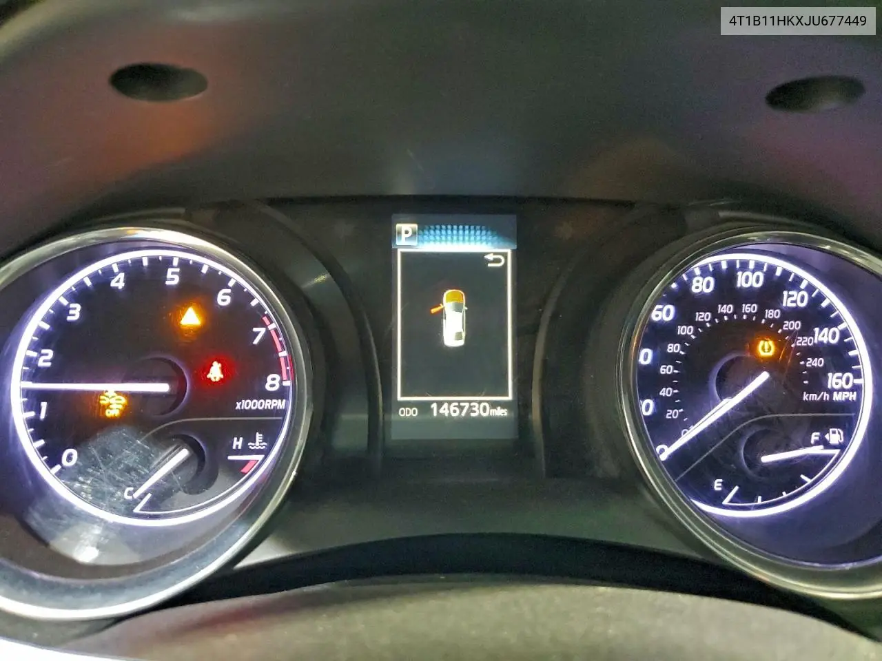 4T1B11HKXJU677449 2018 Toyota Camry L