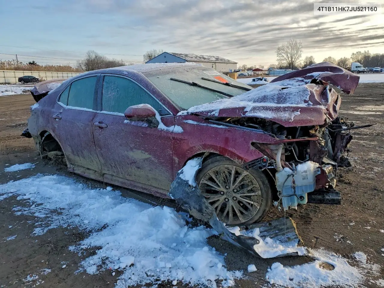 4T1B11HK7JU521160 2018 Toyota Camry L