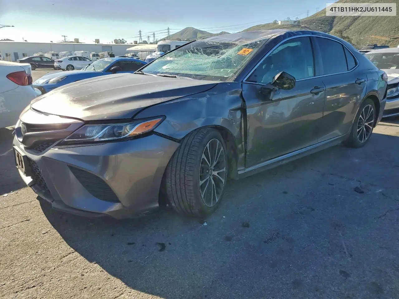 4T1B11HK2JU611445 2018 Toyota Camry L