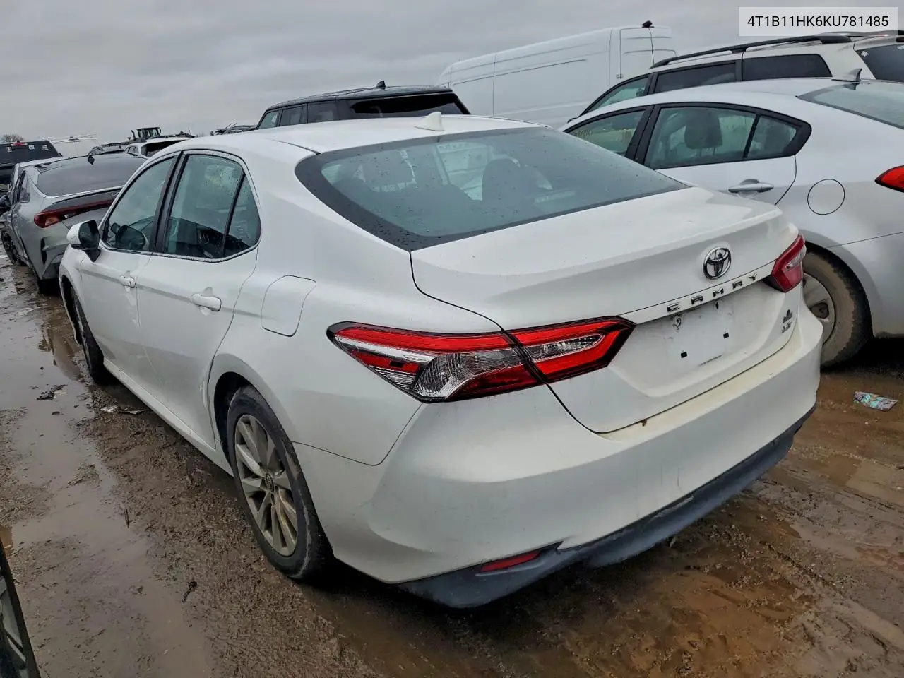 4T1B11HK6KU781485 2019 Toyota Camry L