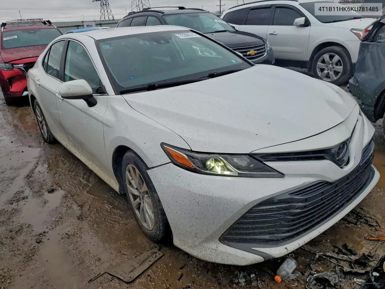 4T1B11HK6KU781485 2019 Toyota Camry L