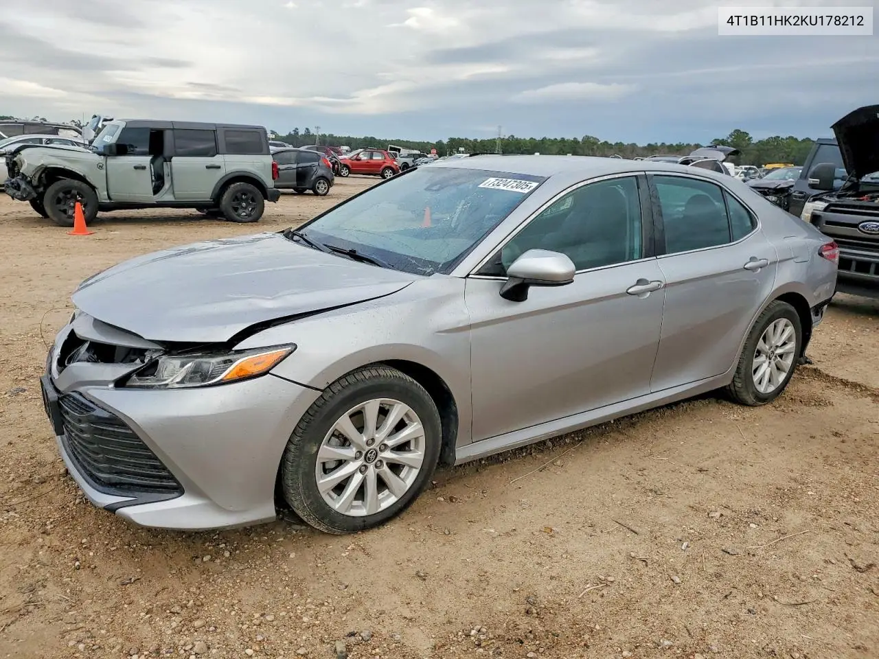 4T1B11HK2KU178212 2019 Toyota Camry L