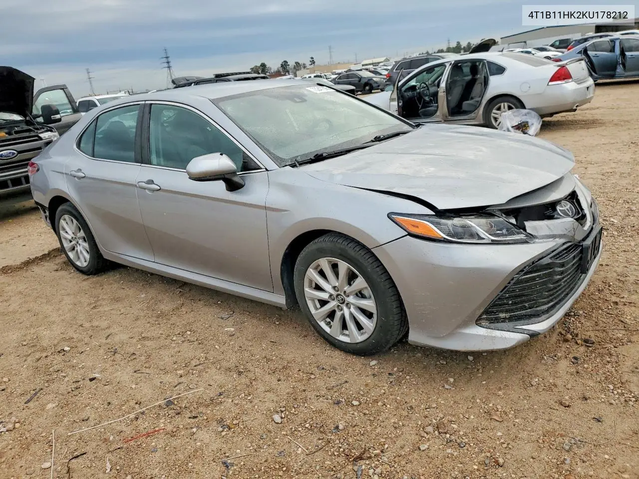 4T1B11HK2KU178212 2019 Toyota Camry L