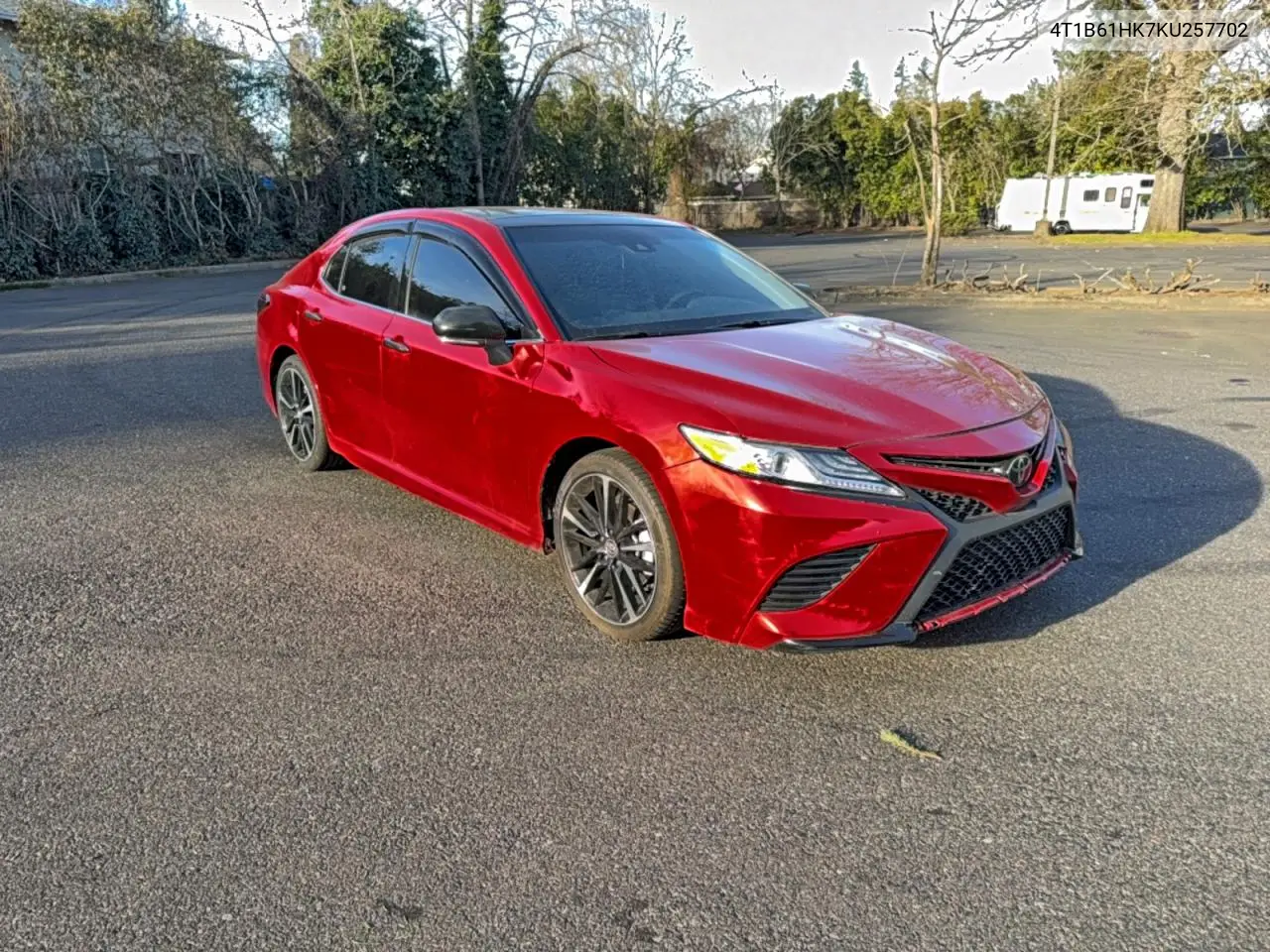 4T1B61HK7KU257702 2019 Toyota Camry Xse