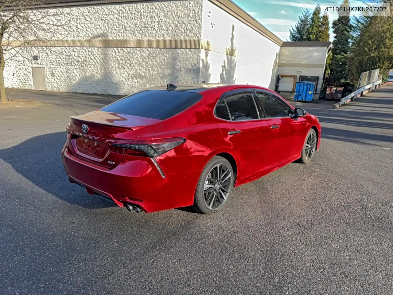 4T1B61HK7KU257702 2019 Toyota Camry Xse