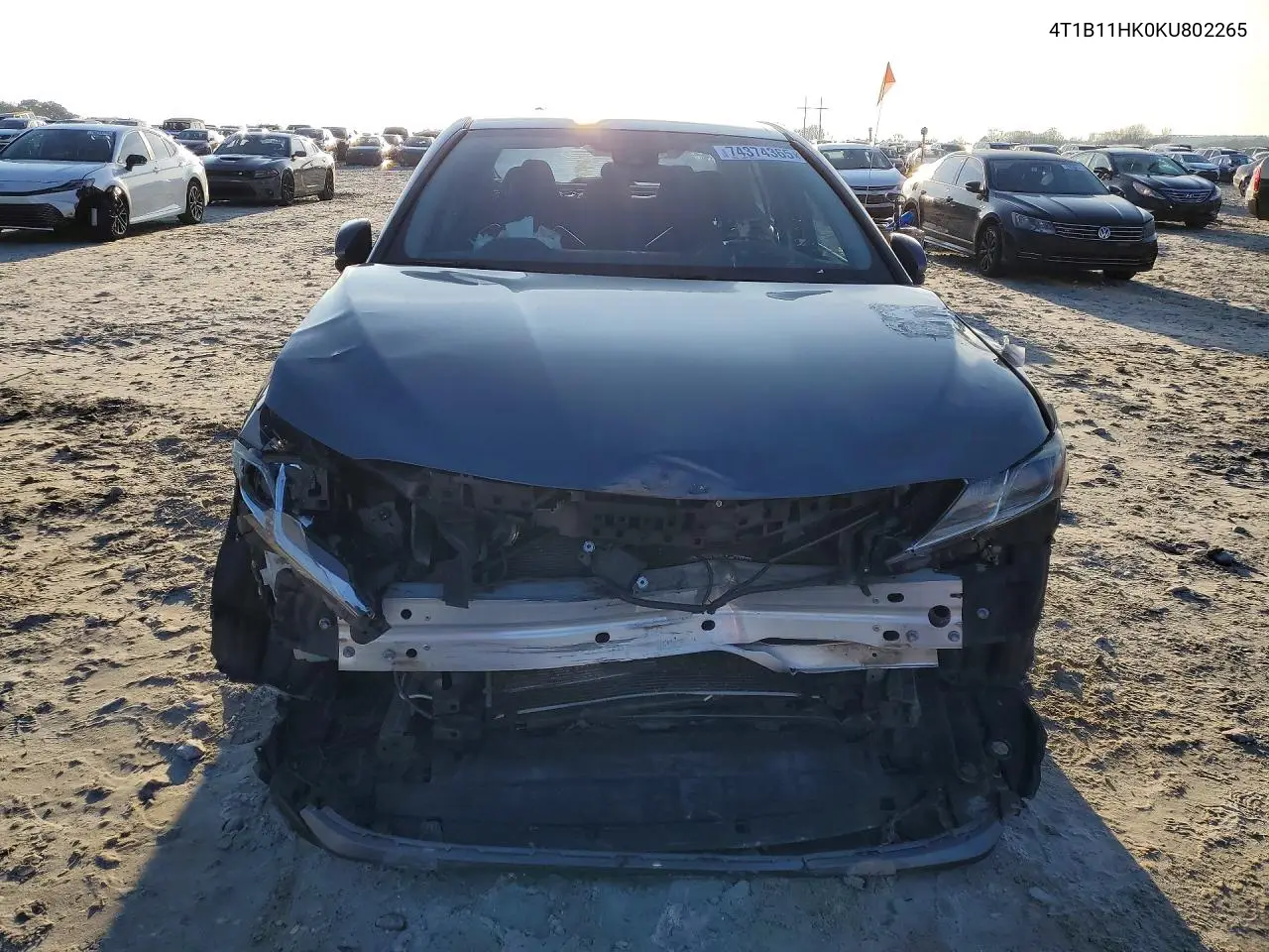 4T1B11HK0KU802265 2019 Toyota Camry L