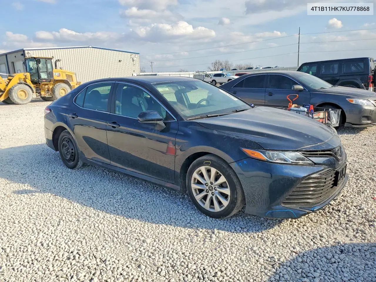 4T1B11HK7KU778868 2019 Toyota Camry L