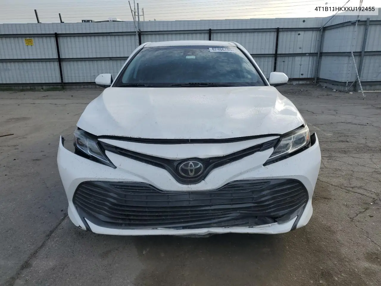 4T1B11HKXKU192455 2019 Toyota Camry L