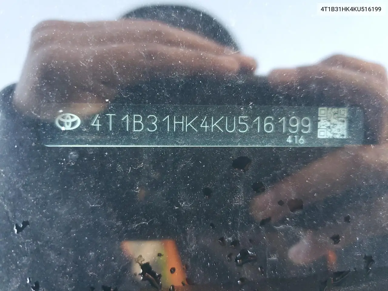 4T1B31HK4KU516199 2019 Toyota Camry Le