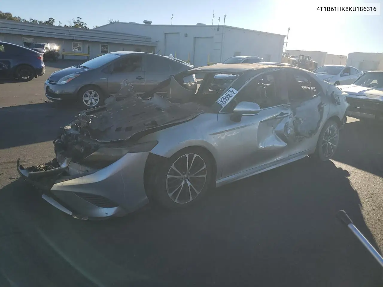 4T1B61HK8KU186316 2019 Toyota Camry Xse
