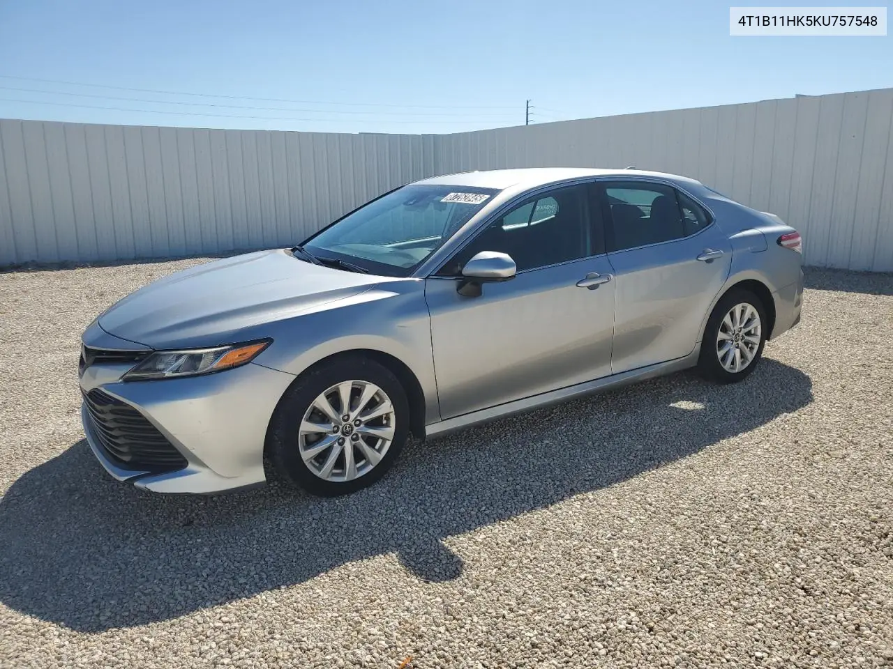 4T1B11HK5KU757548 2019 Toyota Camry L