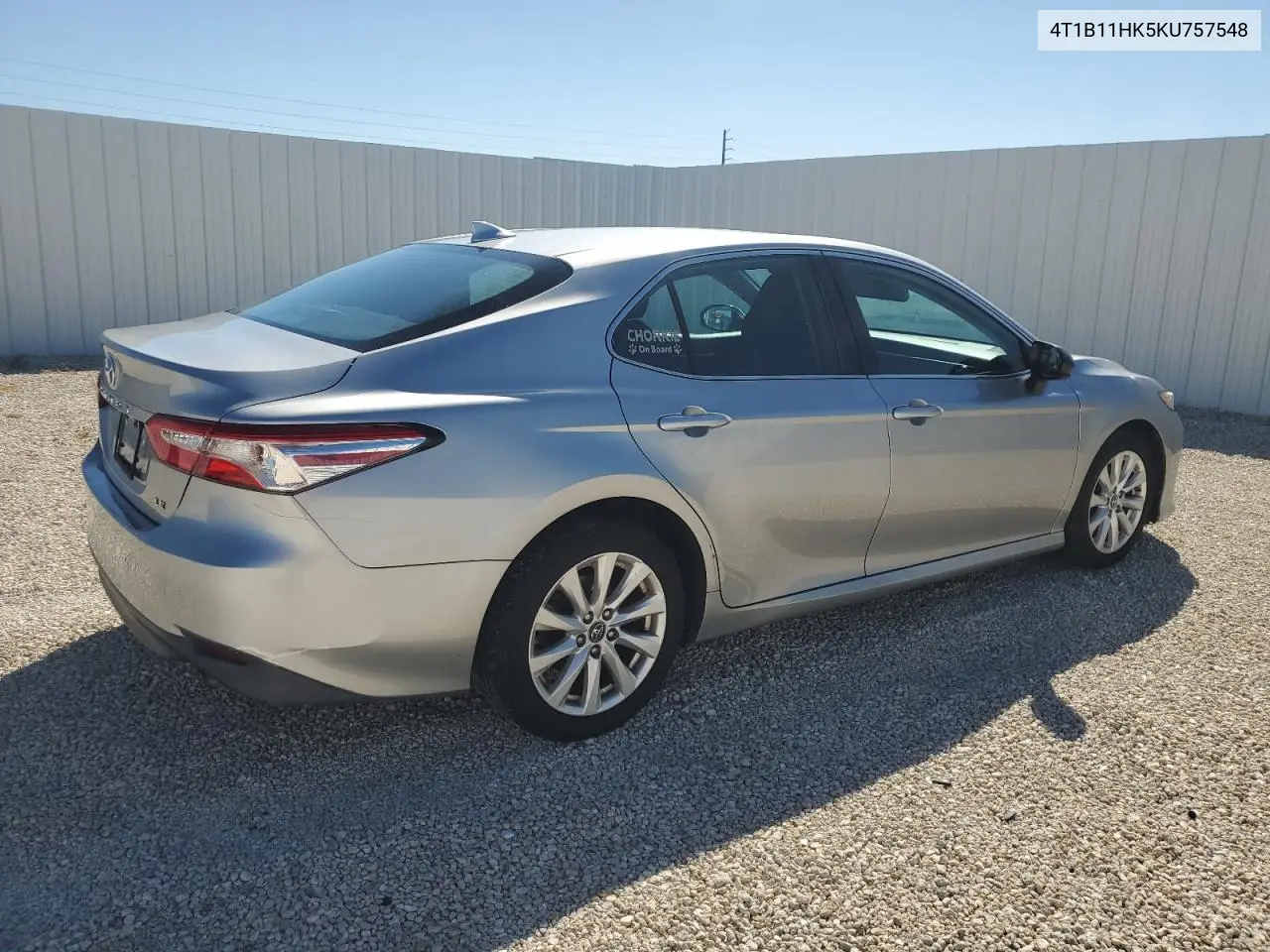 4T1B11HK5KU757548 2019 Toyota Camry L