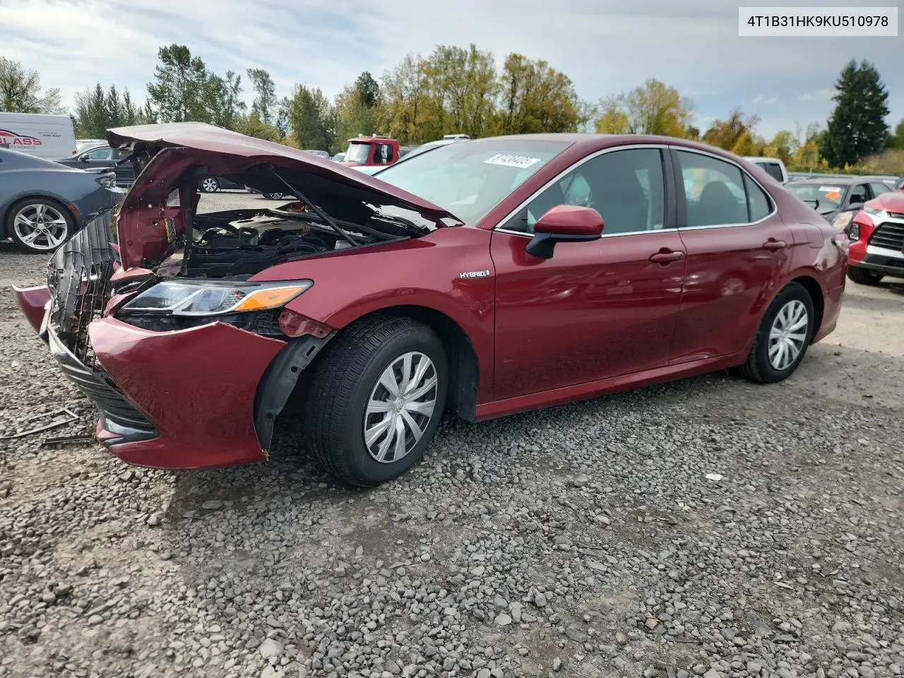 4T1B31HK9KU510978 2019 Toyota Camry Le