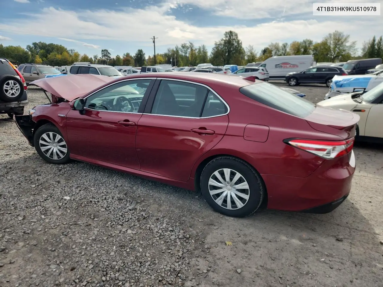 4T1B31HK9KU510978 2019 Toyota Camry Le