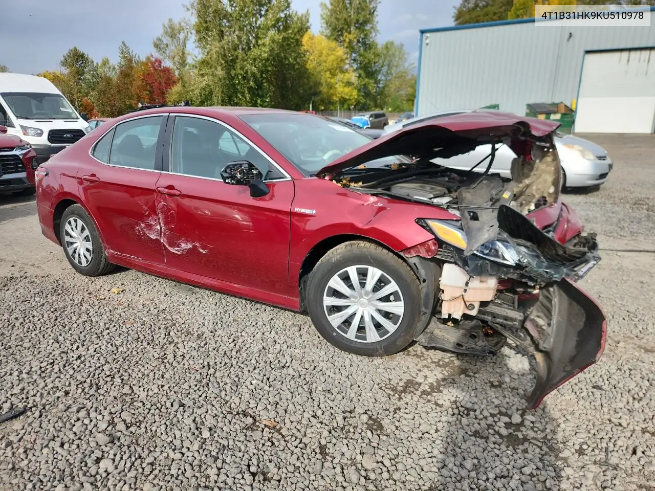 4T1B31HK9KU510978 2019 Toyota Camry Le