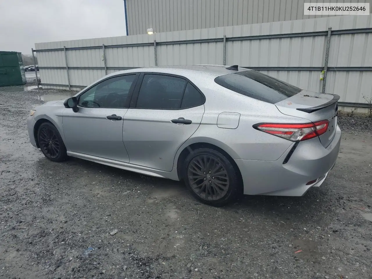 4T1B11HK0KU252646 2019 Toyota Camry L