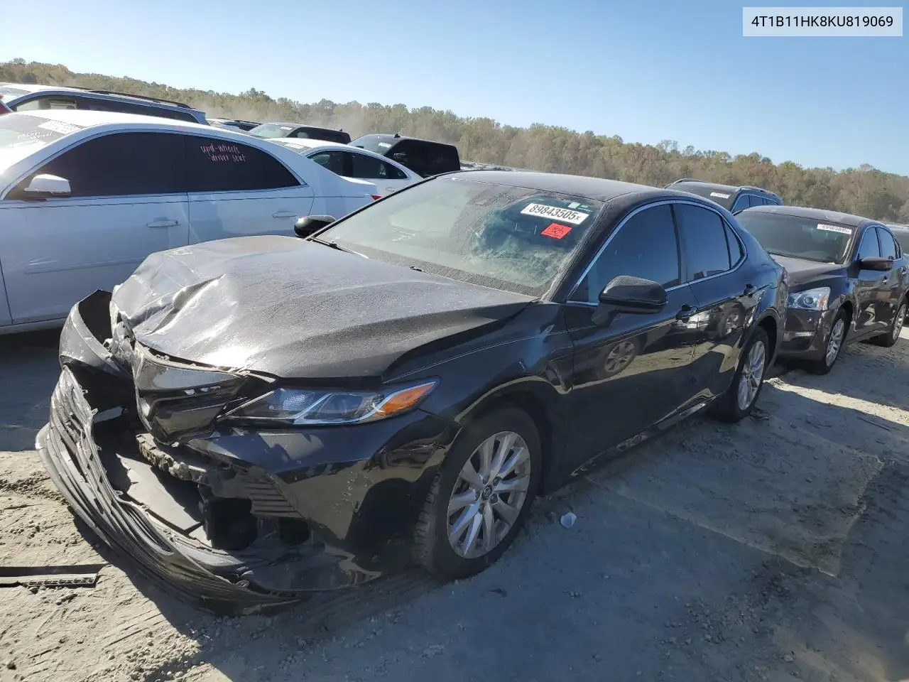 4T1B11HK8KU819069 2019 Toyota Camry L