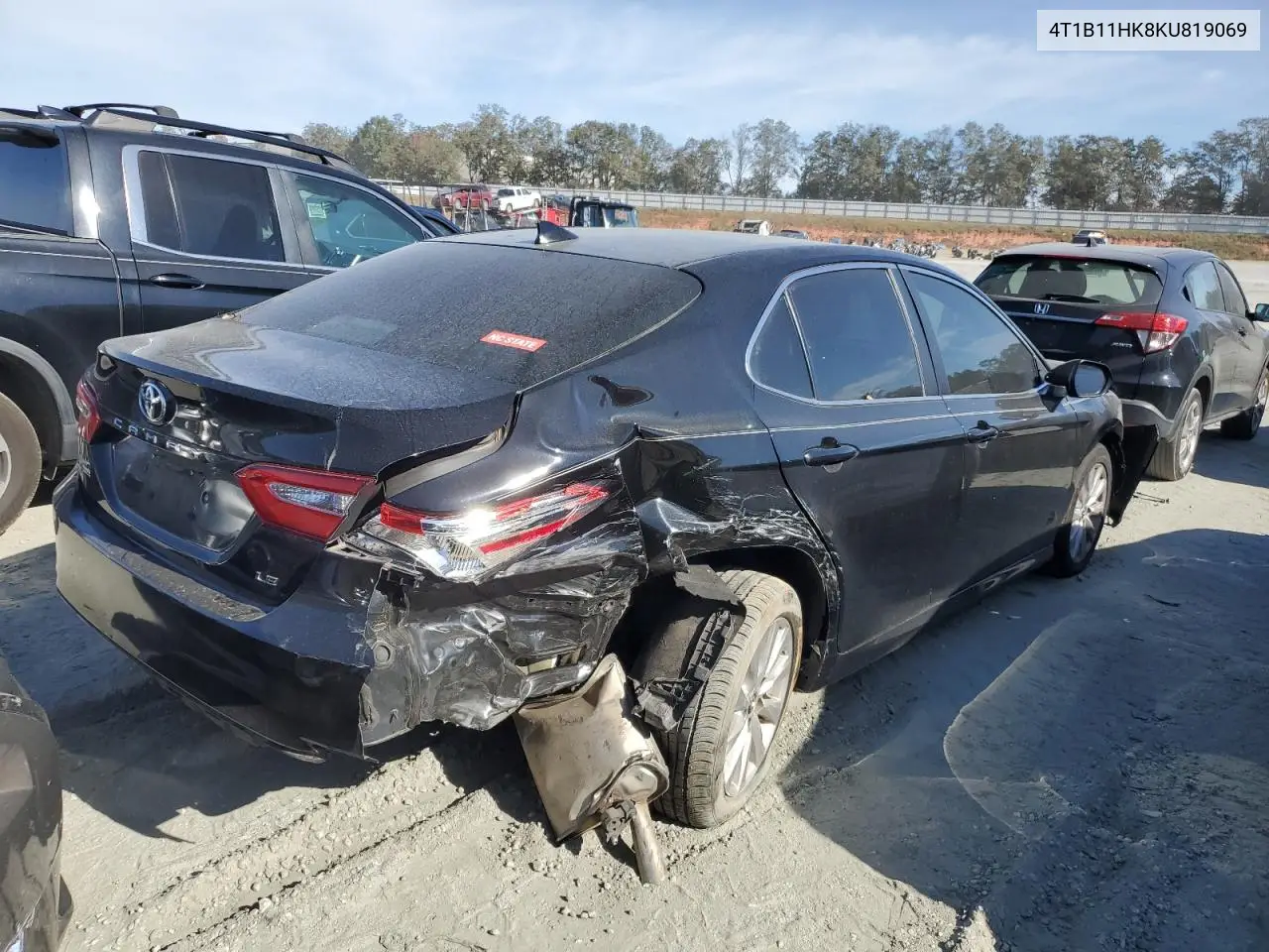 4T1B11HK8KU819069 2019 Toyota Camry L