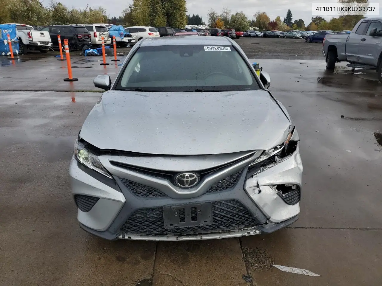 4T1B11HK9KU733737 2019 Toyota Camry L