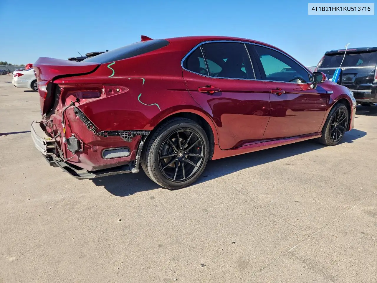 4T1B21HK1KU513716 2019 Toyota Camry Hybrid