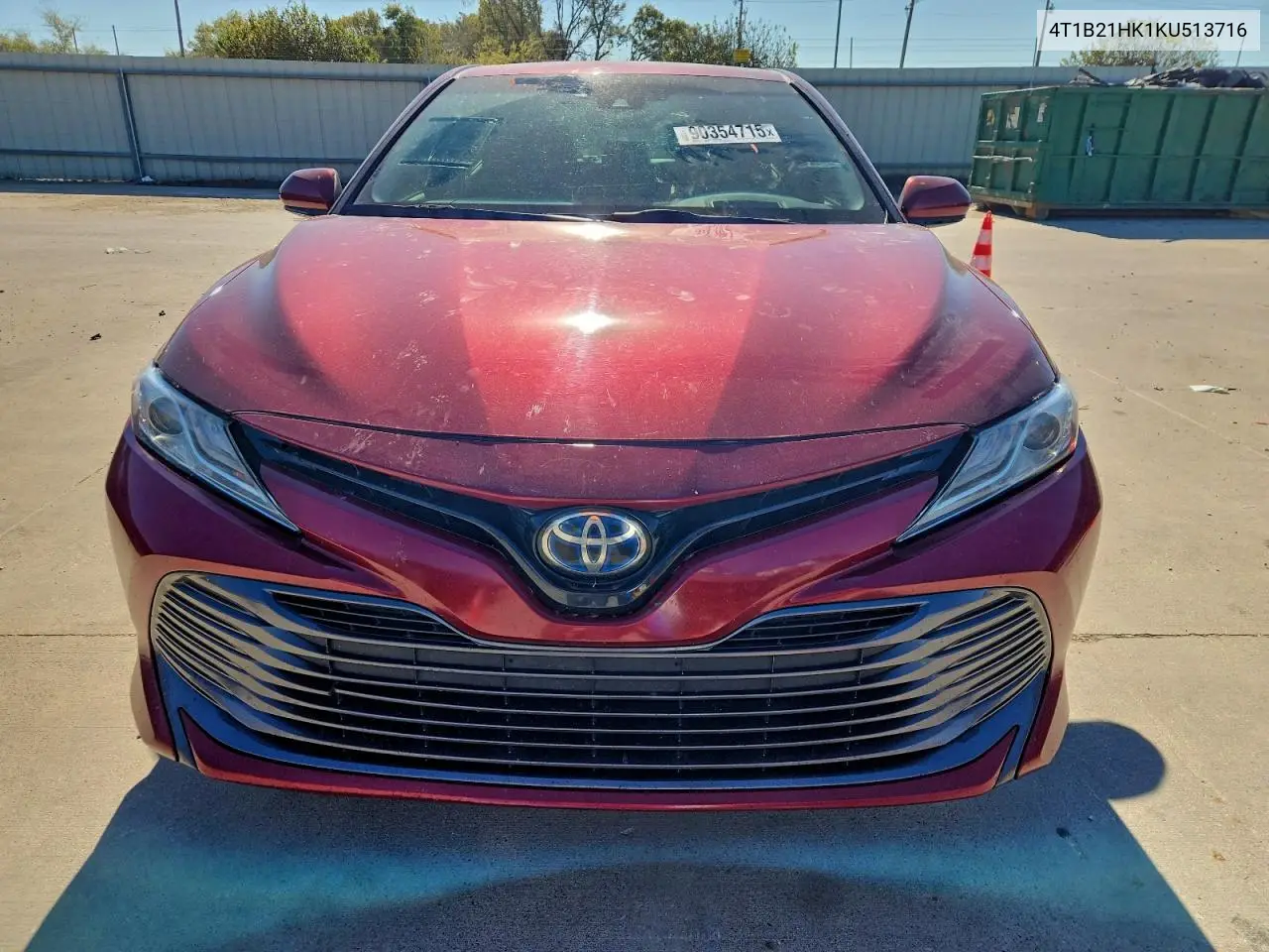4T1B21HK1KU513716 2019 Toyota Camry Hybrid