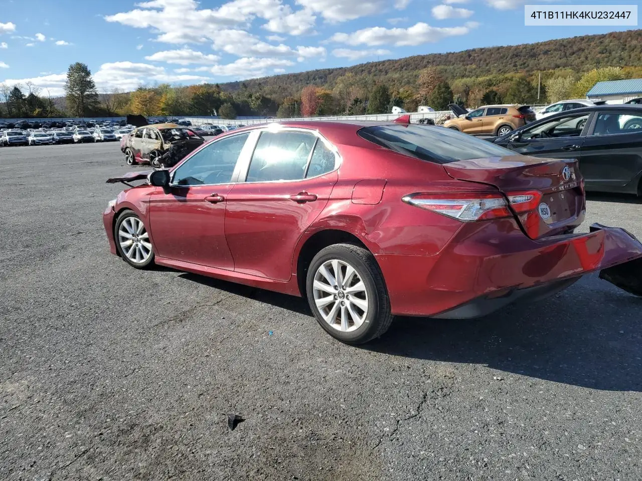 4T1B11HK4KU232447 2019 Toyota Camry L
