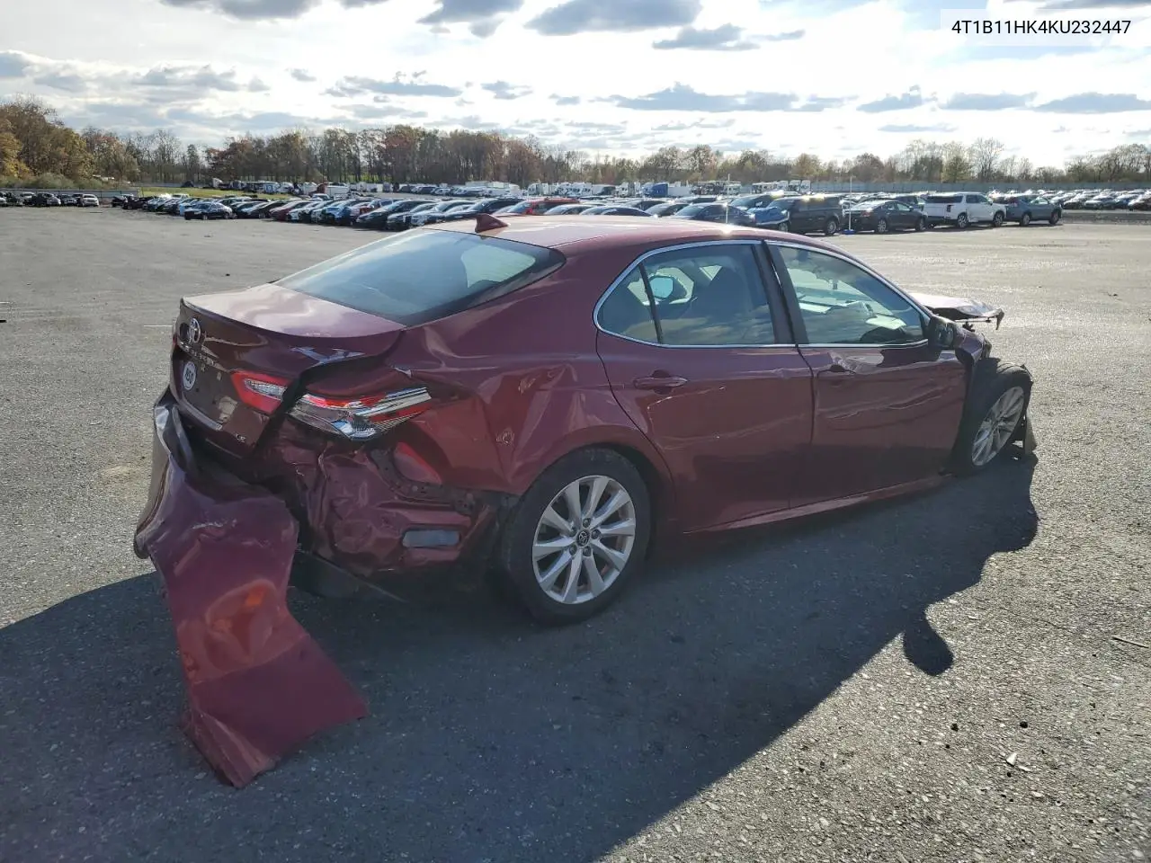 4T1B11HK4KU232447 2019 Toyota Camry L