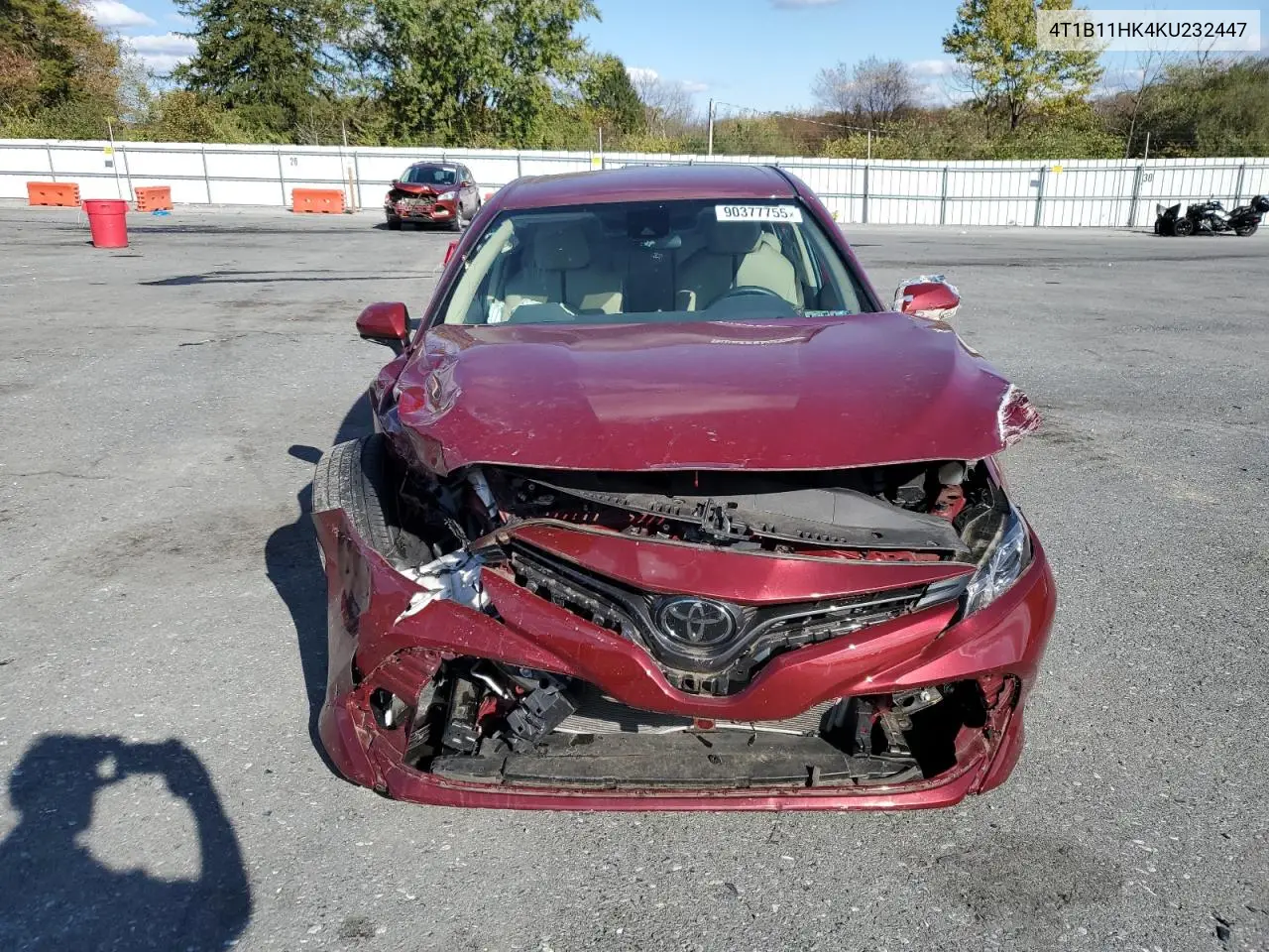 4T1B11HK4KU232447 2019 Toyota Camry L