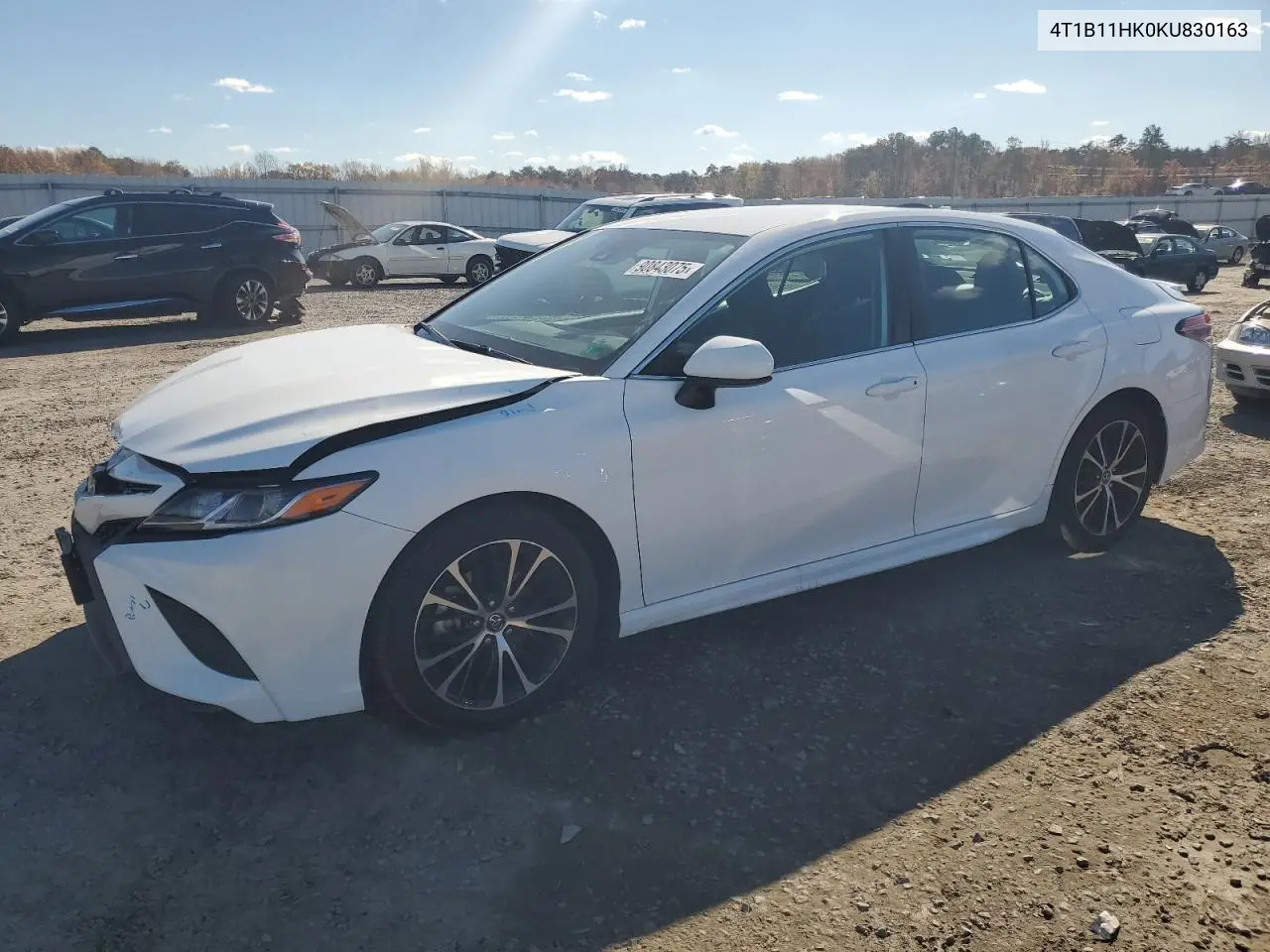 4T1B11HK0KU830163 2019 Toyota Camry L